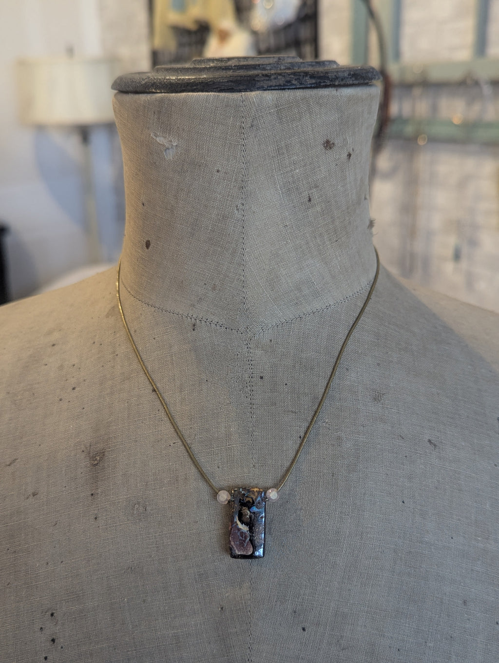 Australian Boulder Opal Pendant