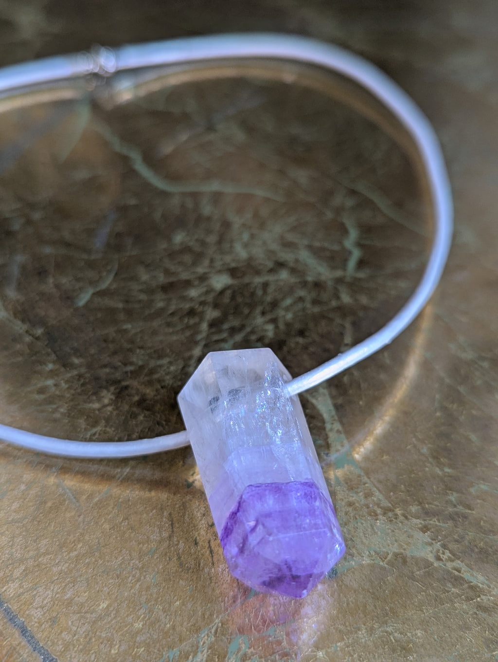 2-Tone Amethyst Point Pendant