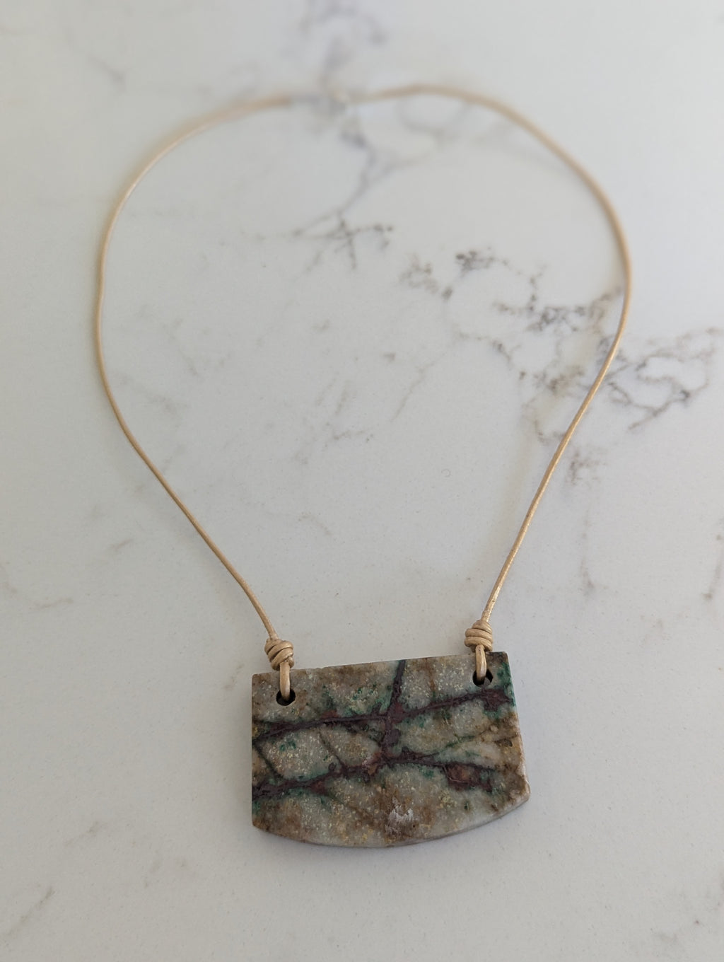 Chrysocolla Slab Pendant