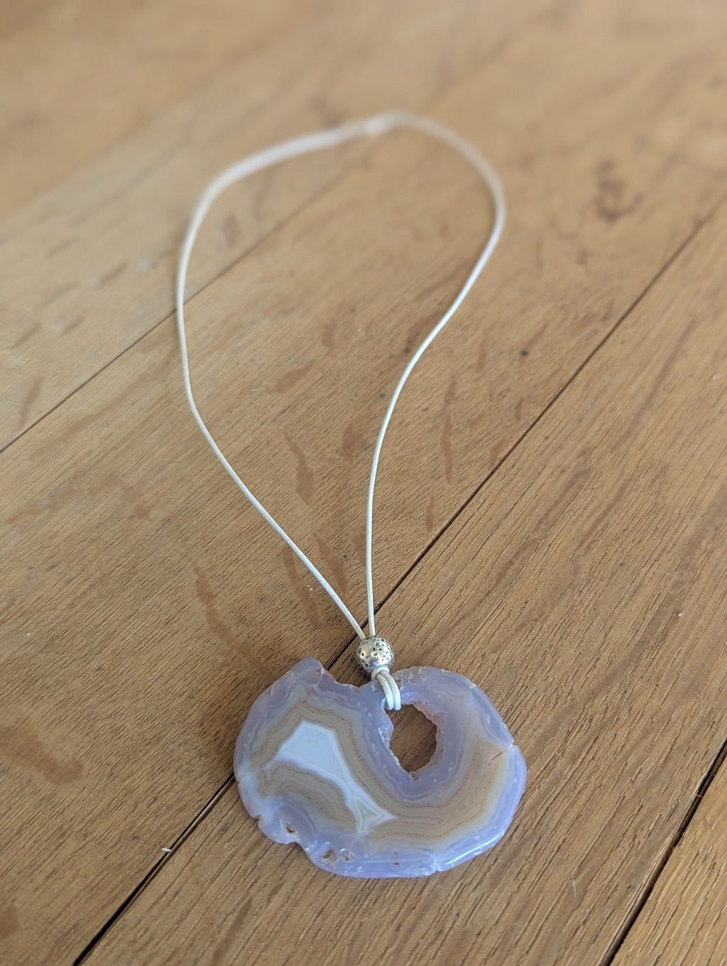 Sliced Agate with Cutout Pendant