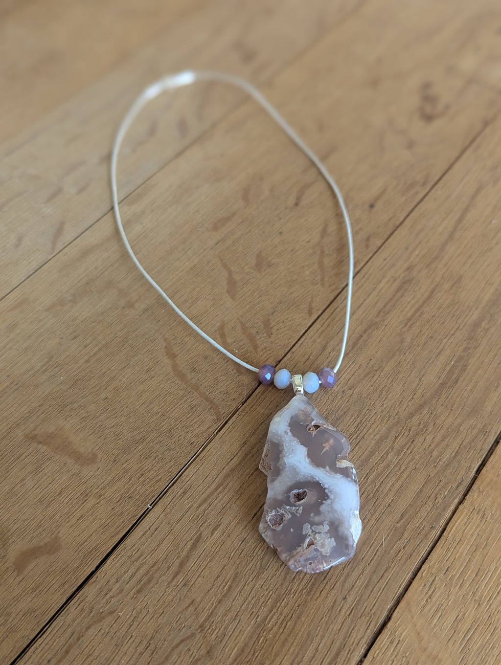 Sliced Agate Pendant