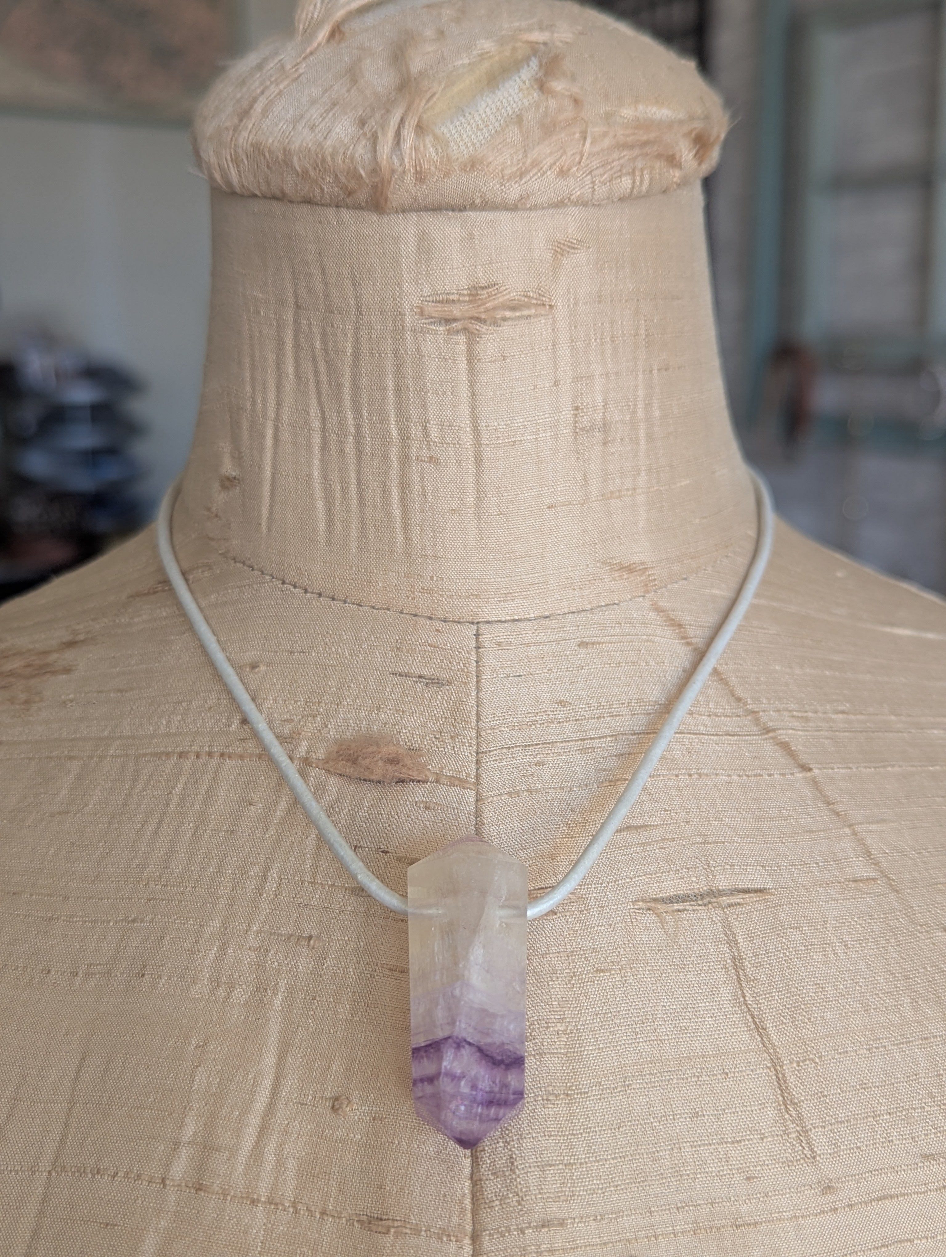2-Tone Amethyst Point Pendant